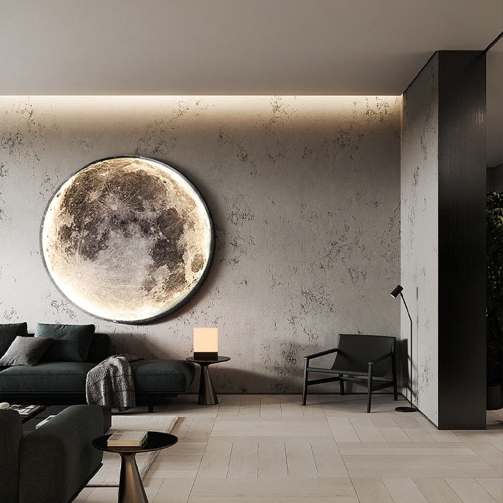 3D Glow Moon Earth LED Wall Lamp