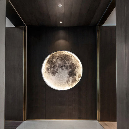 3D Glow Moon Earth LED Wall Lamp