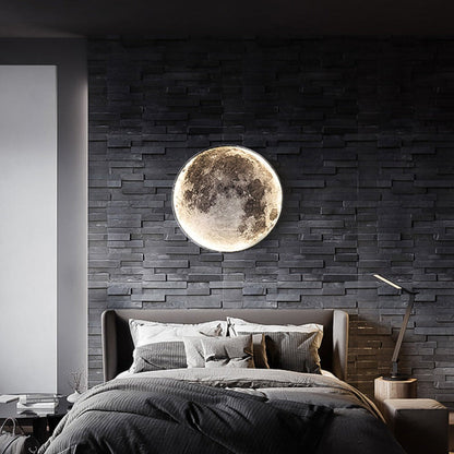 3D Glow Moon Earth LED Wall Lamp