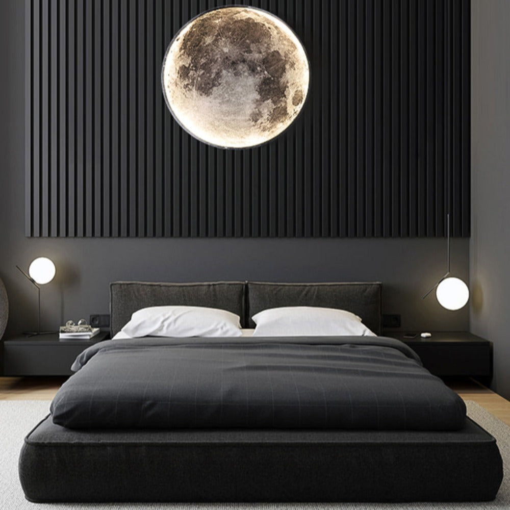 3D Glow Moon Earth LED Wall Lamp