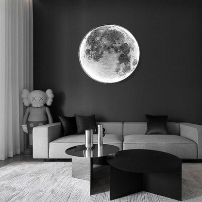 3D Glow Moon Earth LED Wall Lamp