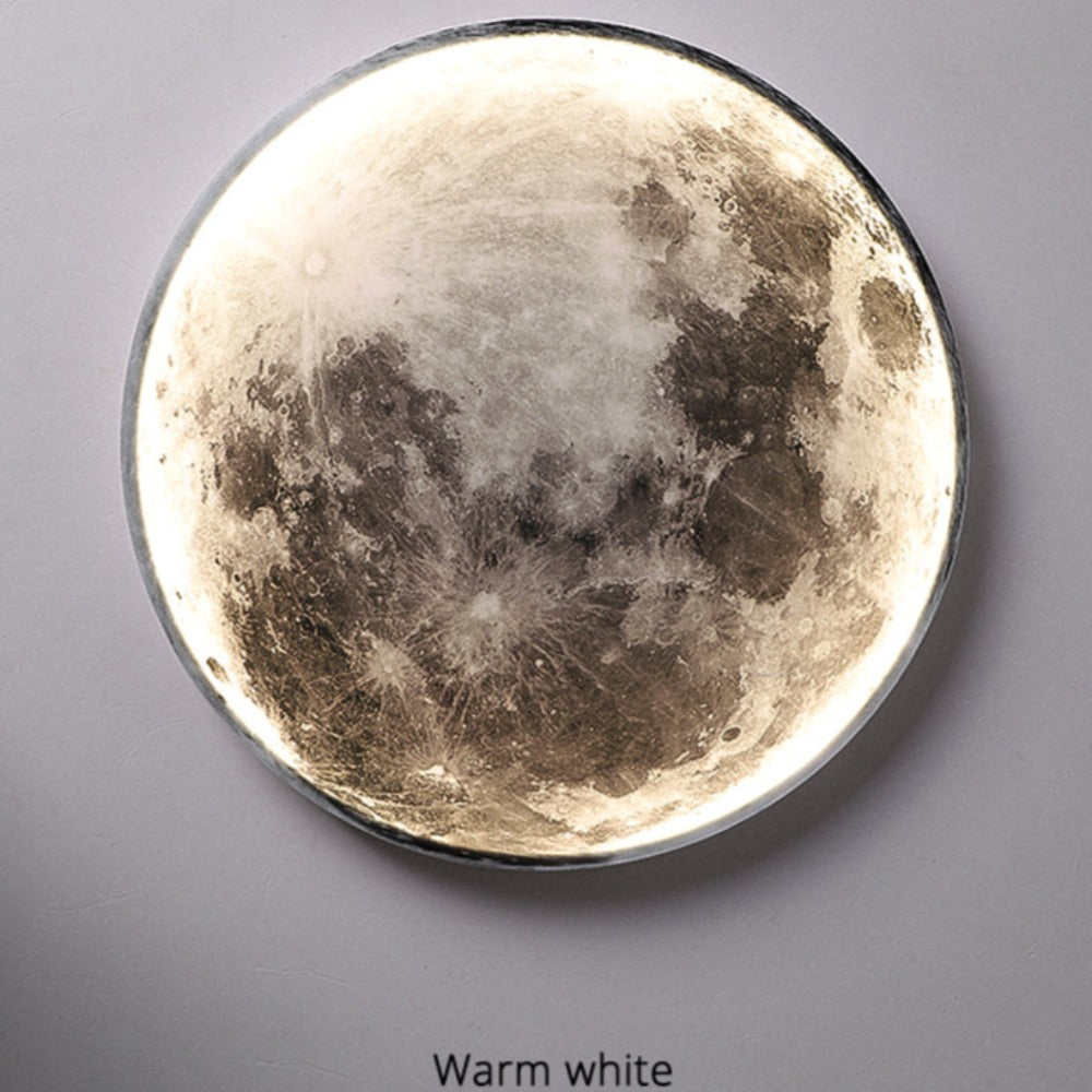 3D Glow Moon Earth LED Wall Lamp