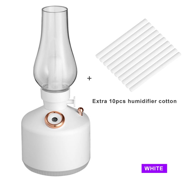 Compact Cool Mist Air Purifier Essential Oil Diffuser Lamp