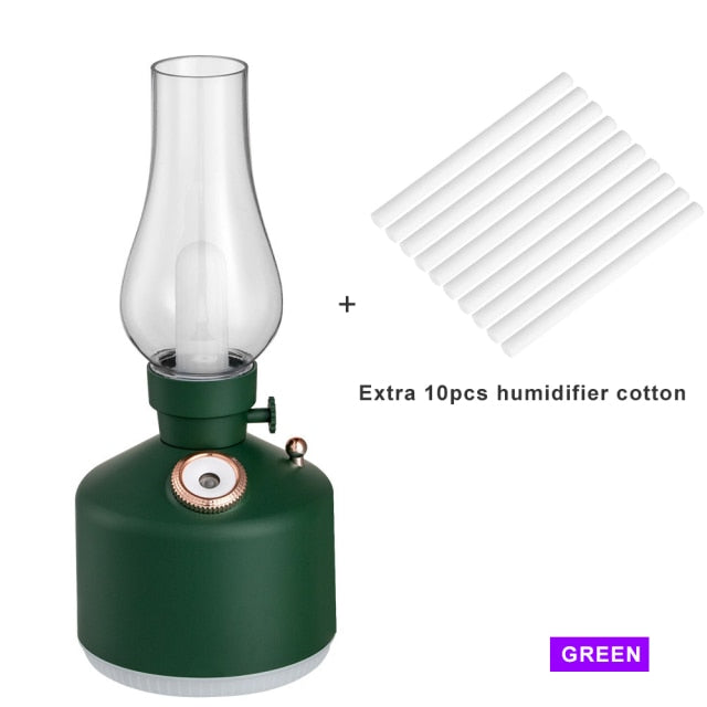 Compact Cool Mist Air Purifier Essential Oil Diffuser Lamp