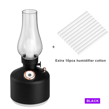 Compact Cool Mist Air Purifier Essential Oil Diffuser Lamp