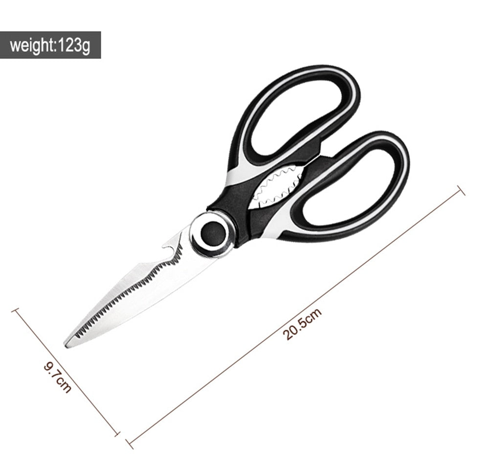 Kitchen Shear with Built-in Bottle Opener