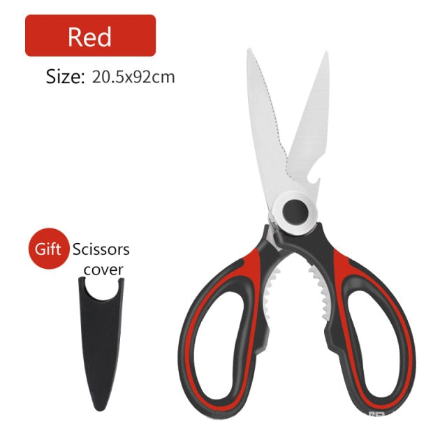 Kitchen Shear with Built-in Bottle Opener