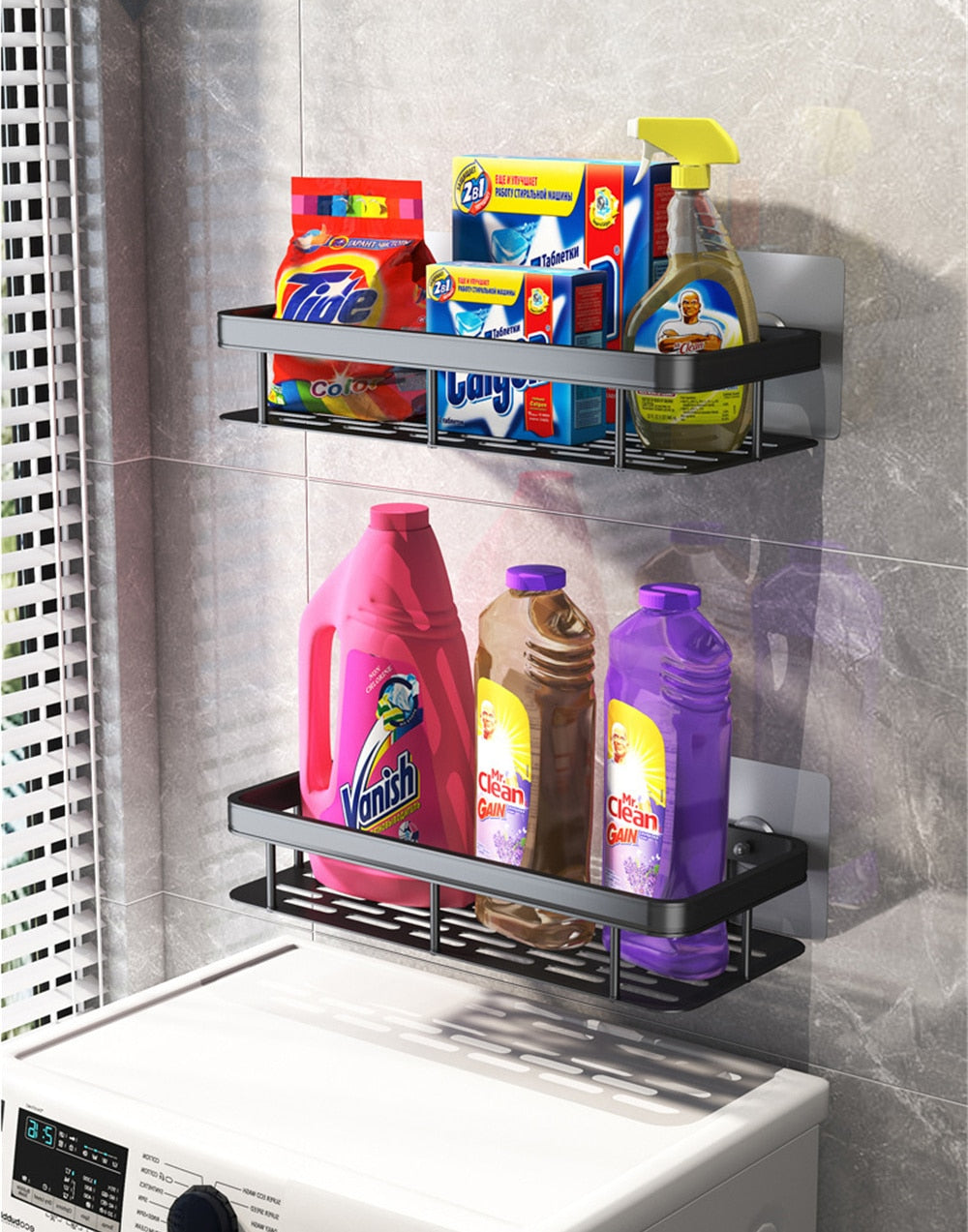 Strong Adhesive Bathroom Shower Stand