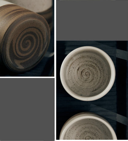 Vintage Asian Style Ceramic Coffee Mug