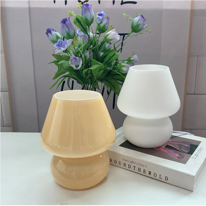 Unique Fungi Shaped Glass Table Lamp - Cofik