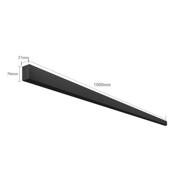 Slim Black LED Magnetic Strip Lighting System