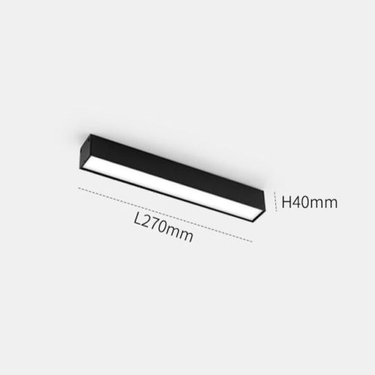 Slim Black LED Magnetic Strip Lighting System
