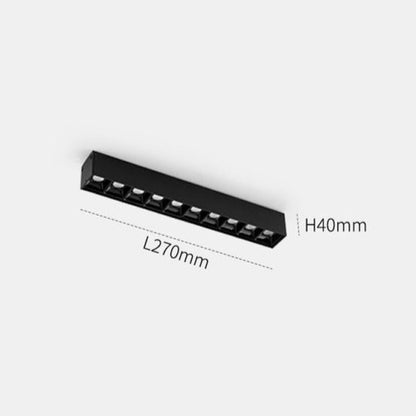 Slim Black LED Magnetic Strip Lighting System