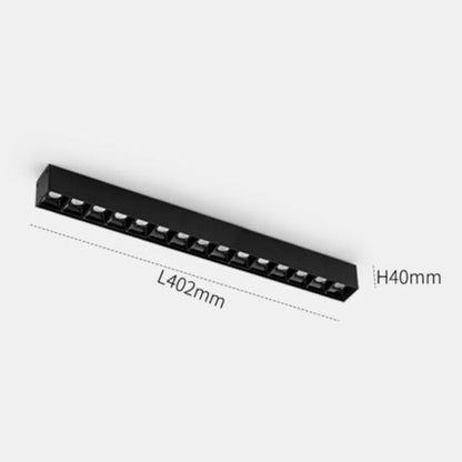 Slim Black LED Magnetic Strip Lighting System