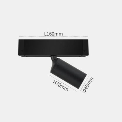 Slim Black LED Magnetic Strip Lighting System