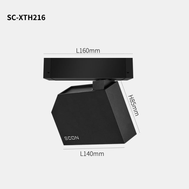 Slim Black LED Magnetic Strip Lighting System