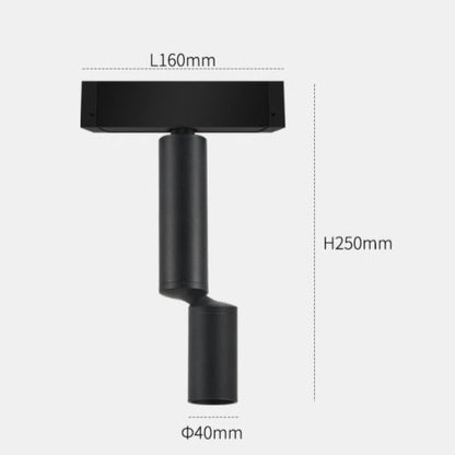 Slim Black LED Magnetic Strip Lighting System