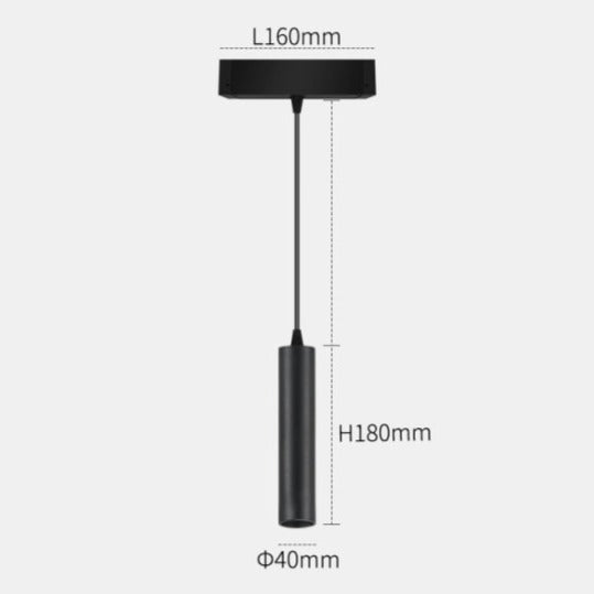 Slim Black LED Magnetic Strip Lighting System