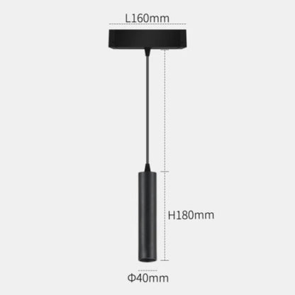 Slim Black LED Magnetic Strip Lighting System