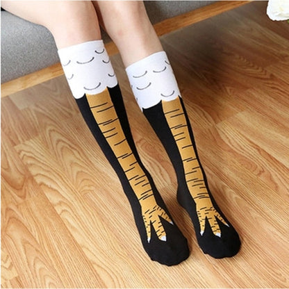 Funny Chicken Print Ankle Socks - Cofik