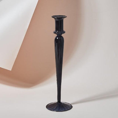 Soft Pink Glass Candle Holder Decorative Table Light