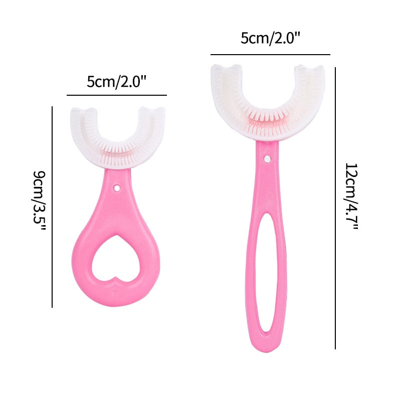 Soft Bristle Kids U Shaped Toothbrush