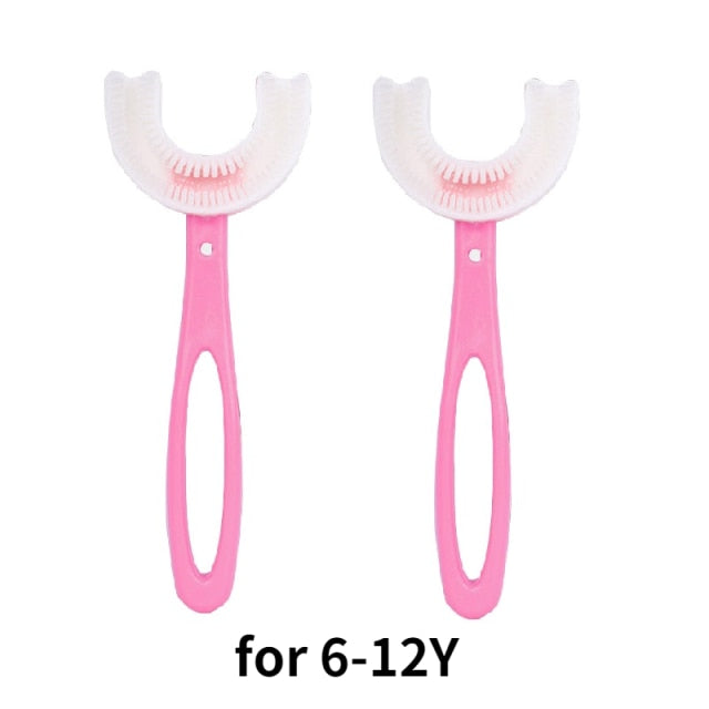 Soft Bristle Kids U Shaped Toothbrush