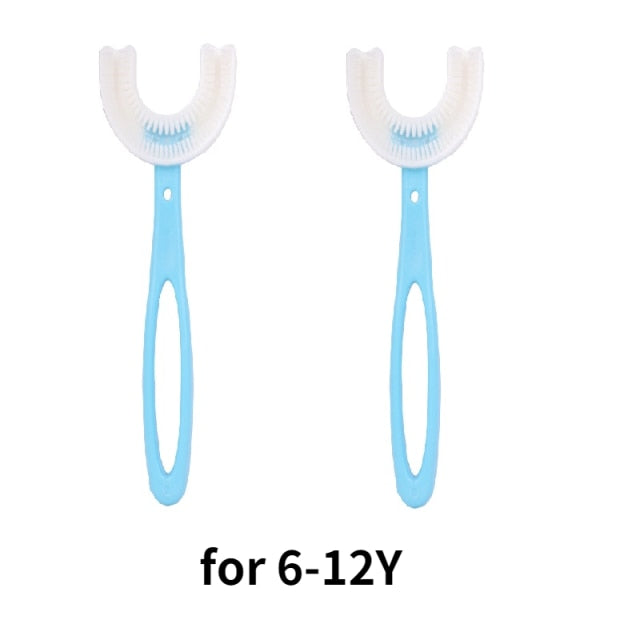 Soft Bristle Kids U Shaped Toothbrush