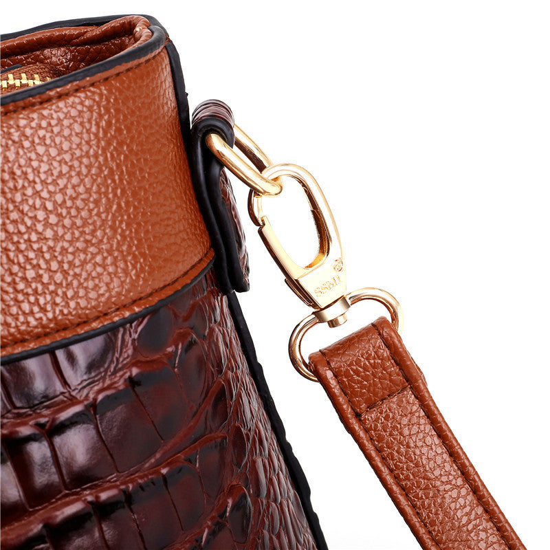 Genuine Leather Tote Handbag