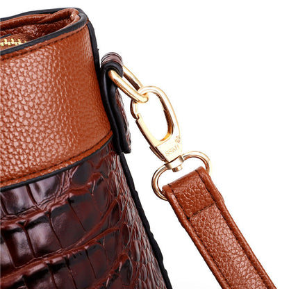 Genuine Leather Tote Handbag