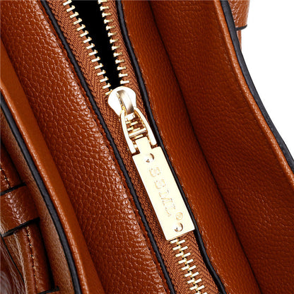 Genuine Leather Tote Handbag