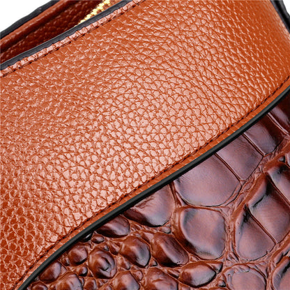 Genuine Leather Tote Handbag