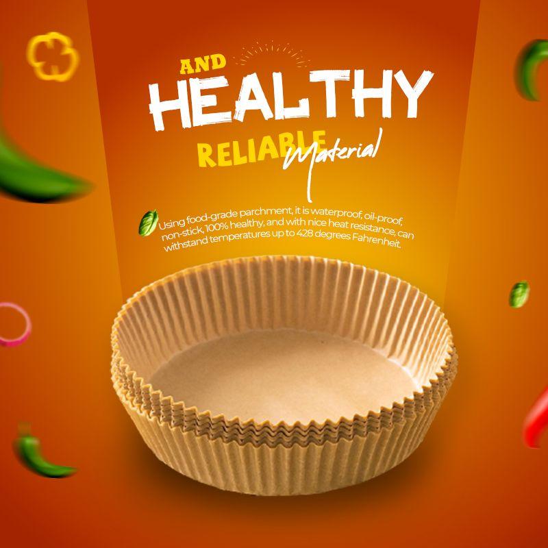 Non Stick Air Fryer Paper Tray Liners