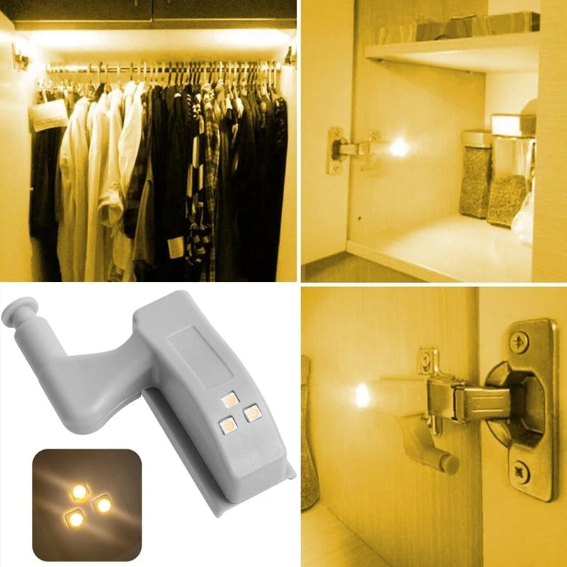 Motion Sensor Closet Light 10PCS LED Wardrobe Lamp