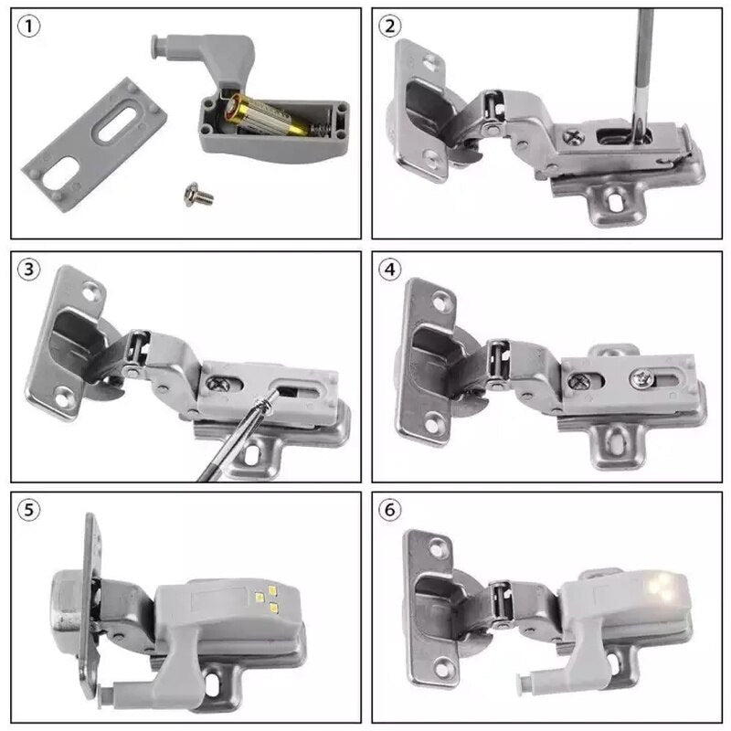 Motion Sensor Closet Light 10PCS LED Wardrobe Lamp