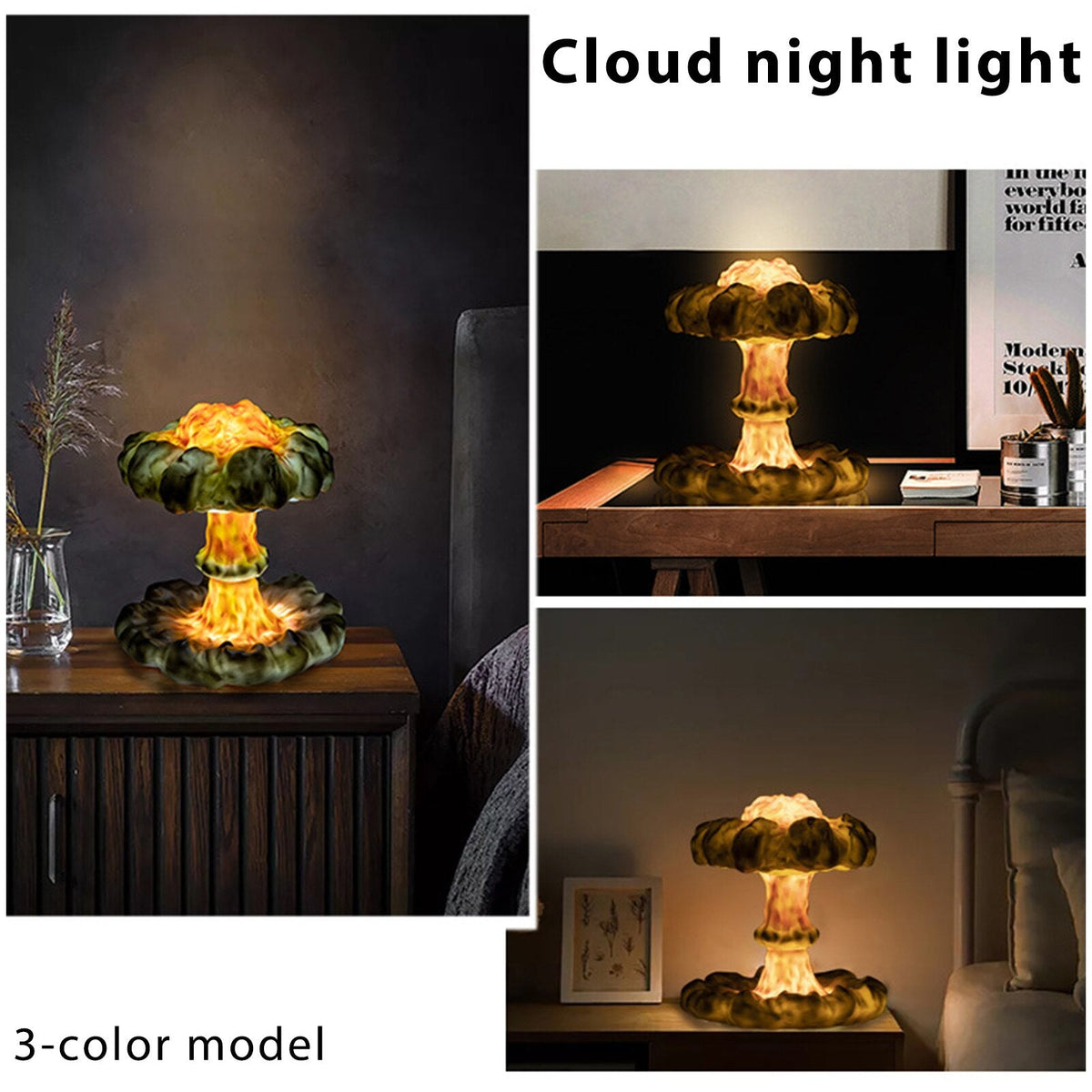 Colorful Cloud Shape Table Lamp