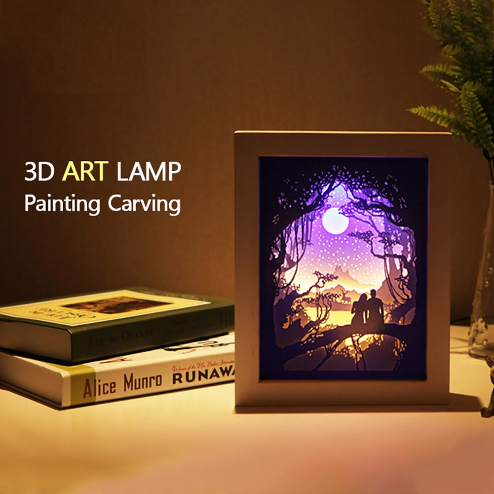 Colorful 3D LED Table Night Light