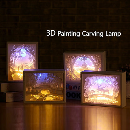 Colorful 3D LED Table Night Light