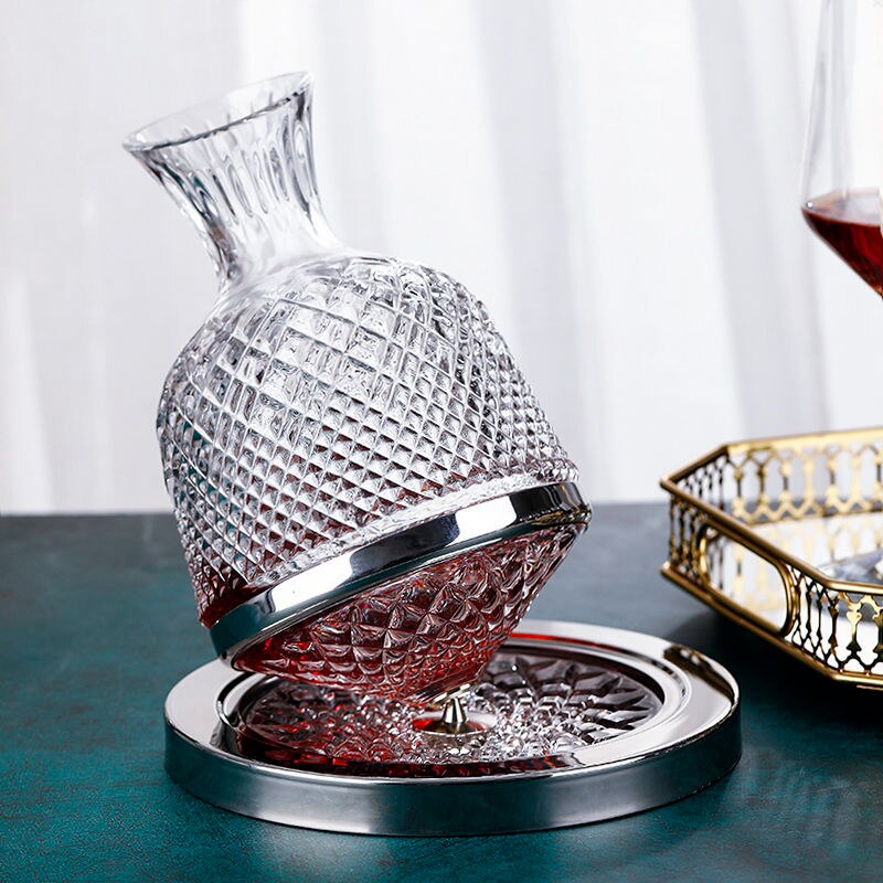 Luxury Cut Glass Wine Decanter - Cofik