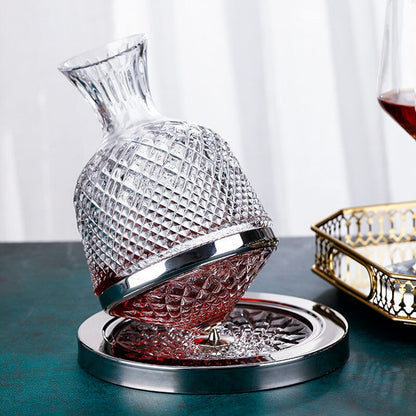 Luxury Cut Glass Wine Decanter - Cofik
