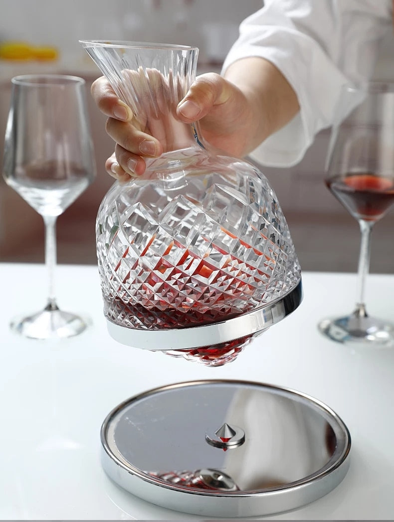 Luxury Cut Glass Wine Decanter