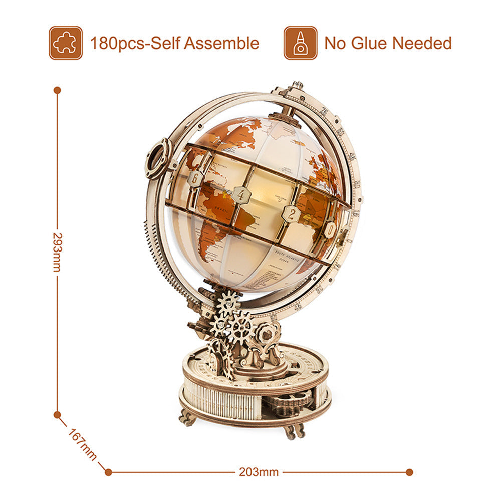 Glowing Globe 3D Puzzle Ball