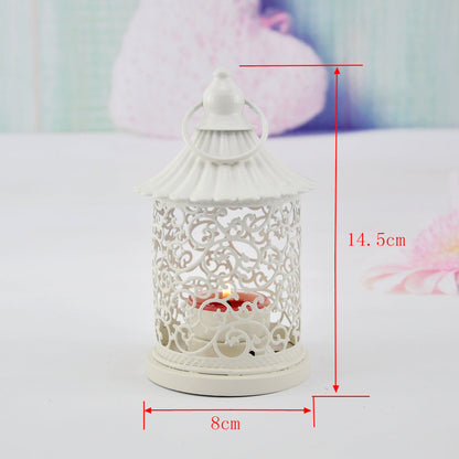 Exotic Metal Lantern Candle Holder