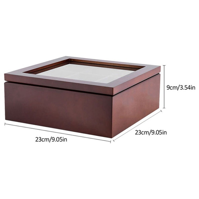 Big Wooden Tea Organizer Box