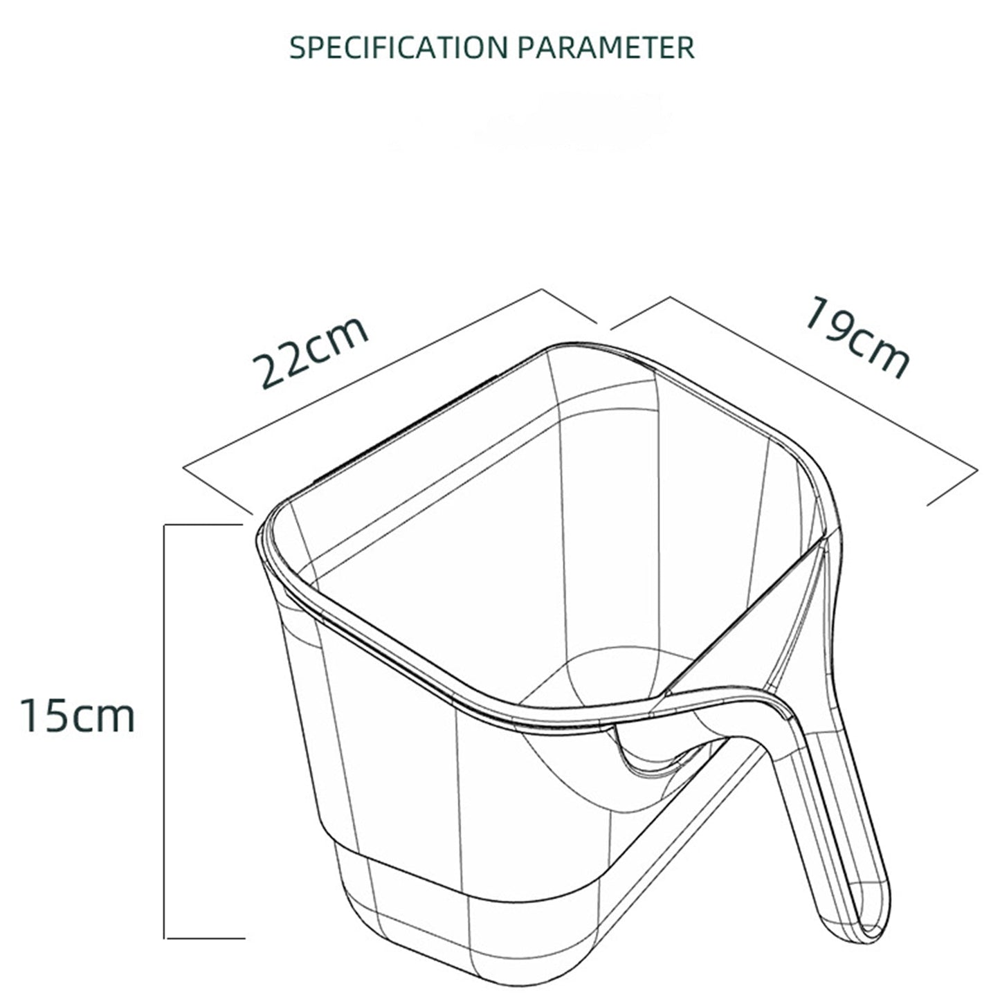 Easy Pull Out Kitchen Waste Bin