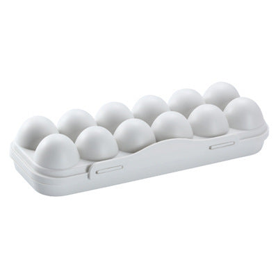 Compact Plastic Egg Holder Storage
