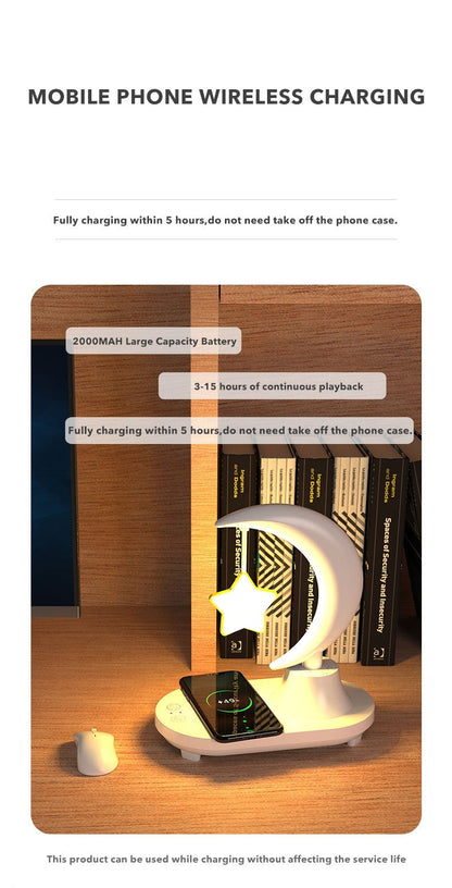 Compact LED Wireless Night Table Lamp