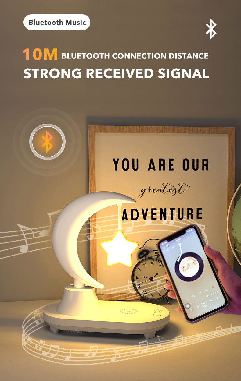 Compact LED Wireless Night Table Lamp
