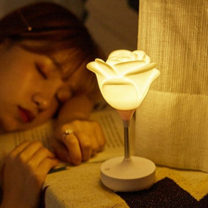 Pretty Floral Soft Glow Table Lamp