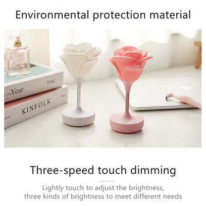Pretty Floral Soft Glow Table Lamp